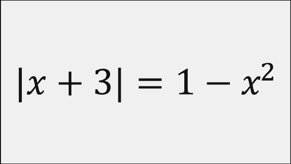 Ecuacioncon valor absoluro 3