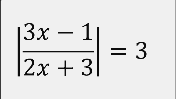 Ecuacioncon valor absoluro 8